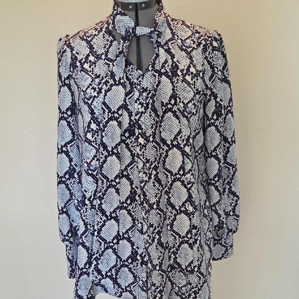 Snake Print Women's Top